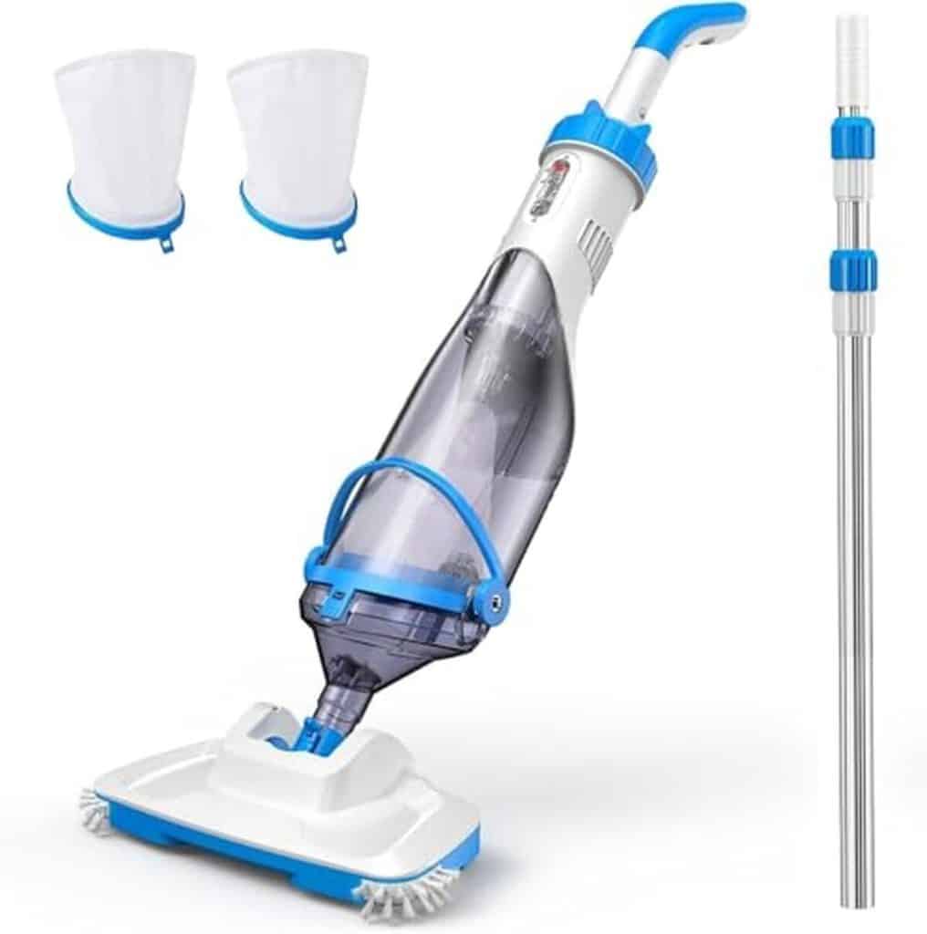 Aspirateur de piscine portable avec manche télescopique : test et avis