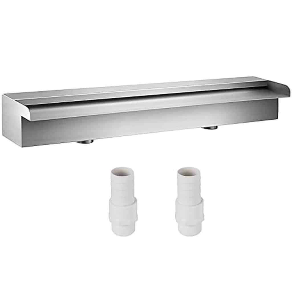 Test de la fontaine de piscine Vevor en acier inoxydable 304