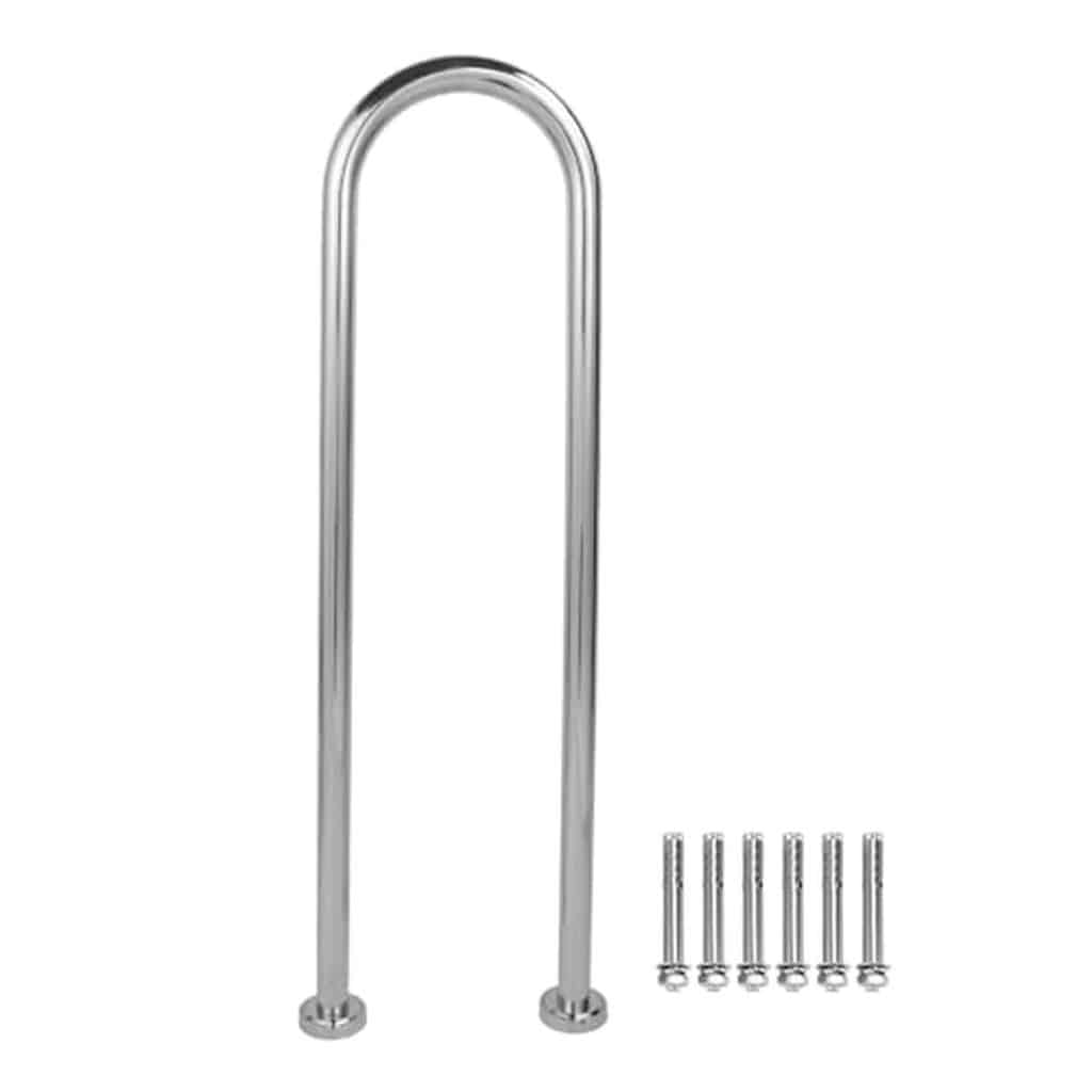 Test de la main courante Hokzyhouse en acier inoxydable pour piscines et spas