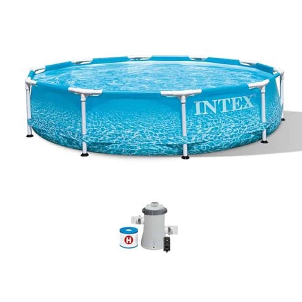 Test de la piscine Intex Beachside 28207EH avec pompe filtrante