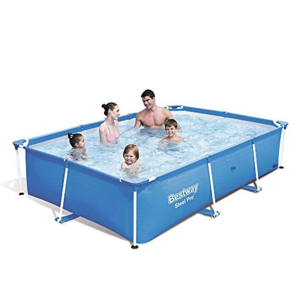Test de la piscine tubulaire rectangulaire 259 x 170 cm