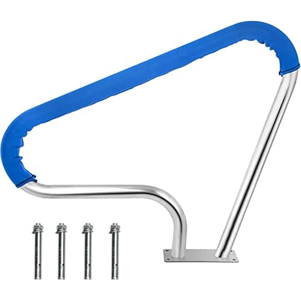 Test de la rampe de piscine en acier inox 98*81cm