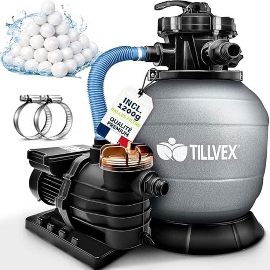 Test du filtre à sable tillvex : efficacité et polyvalence pour piscines