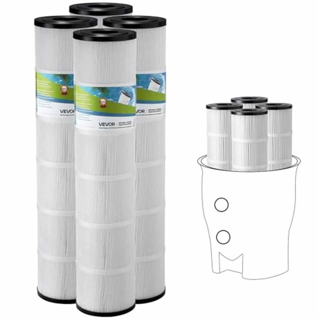 Test du filtre de piscine VEVOR : cartouches de 12 m² pour spas et piscines