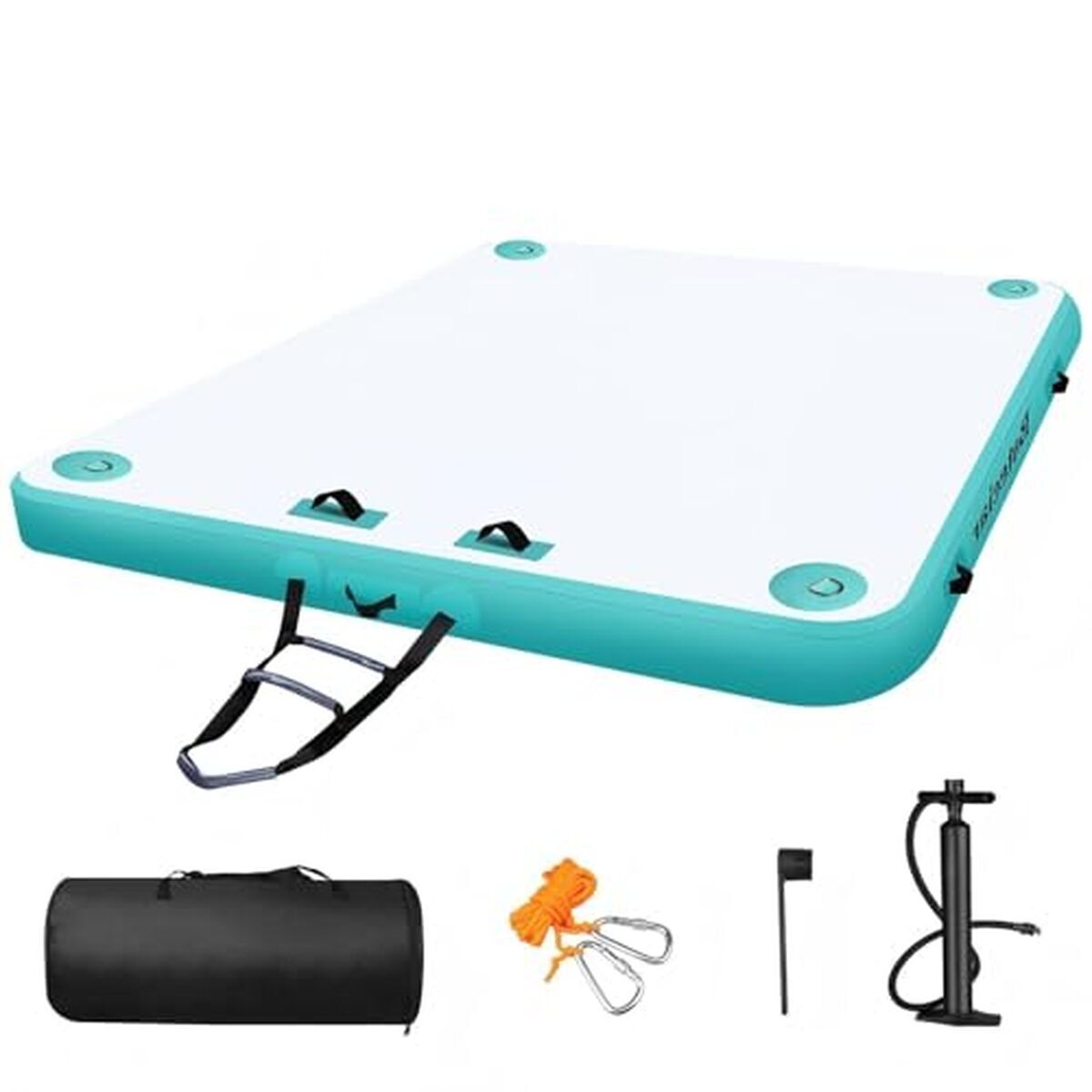 Test du quai flottant gonflable : plateforme portable pour 3-5 personnes