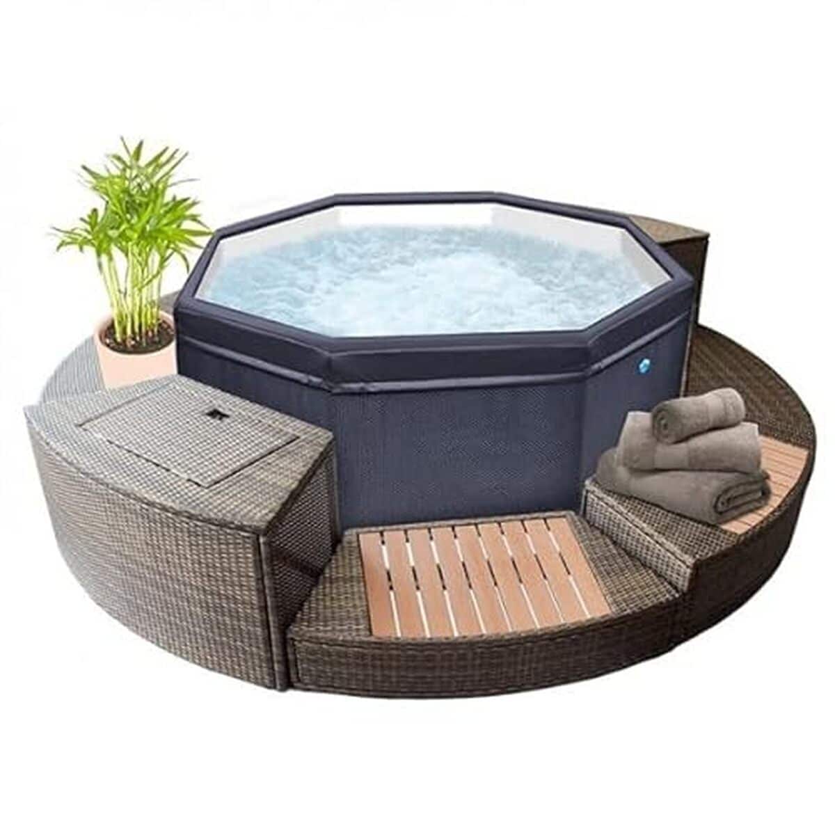 Test du spa Netspa Octopus et mobilier