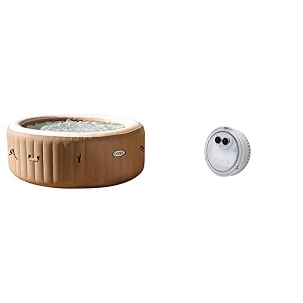 Test du spa Pure Spa Sahara 6 places avec LED d'ambiance Intex