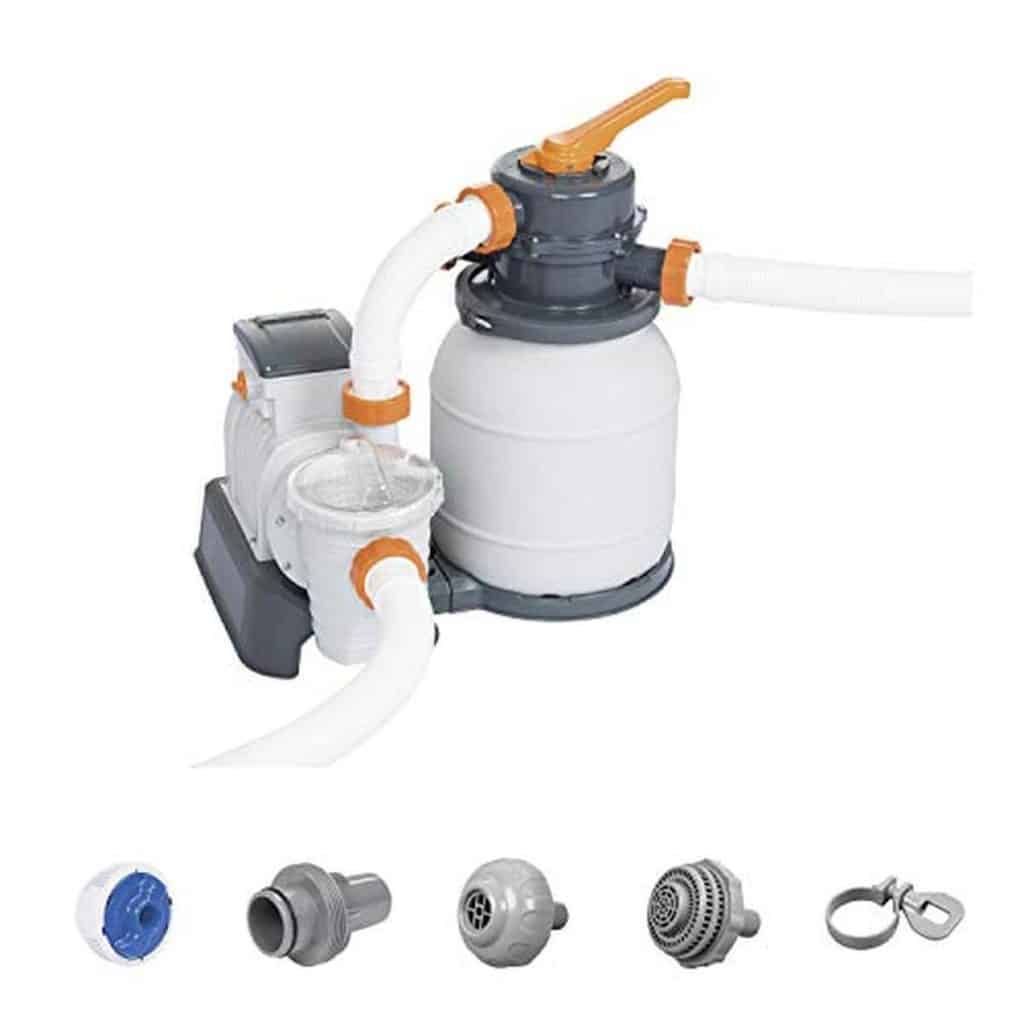 Test : filtre à sable Bestway Flowclear 5678 l/h gris