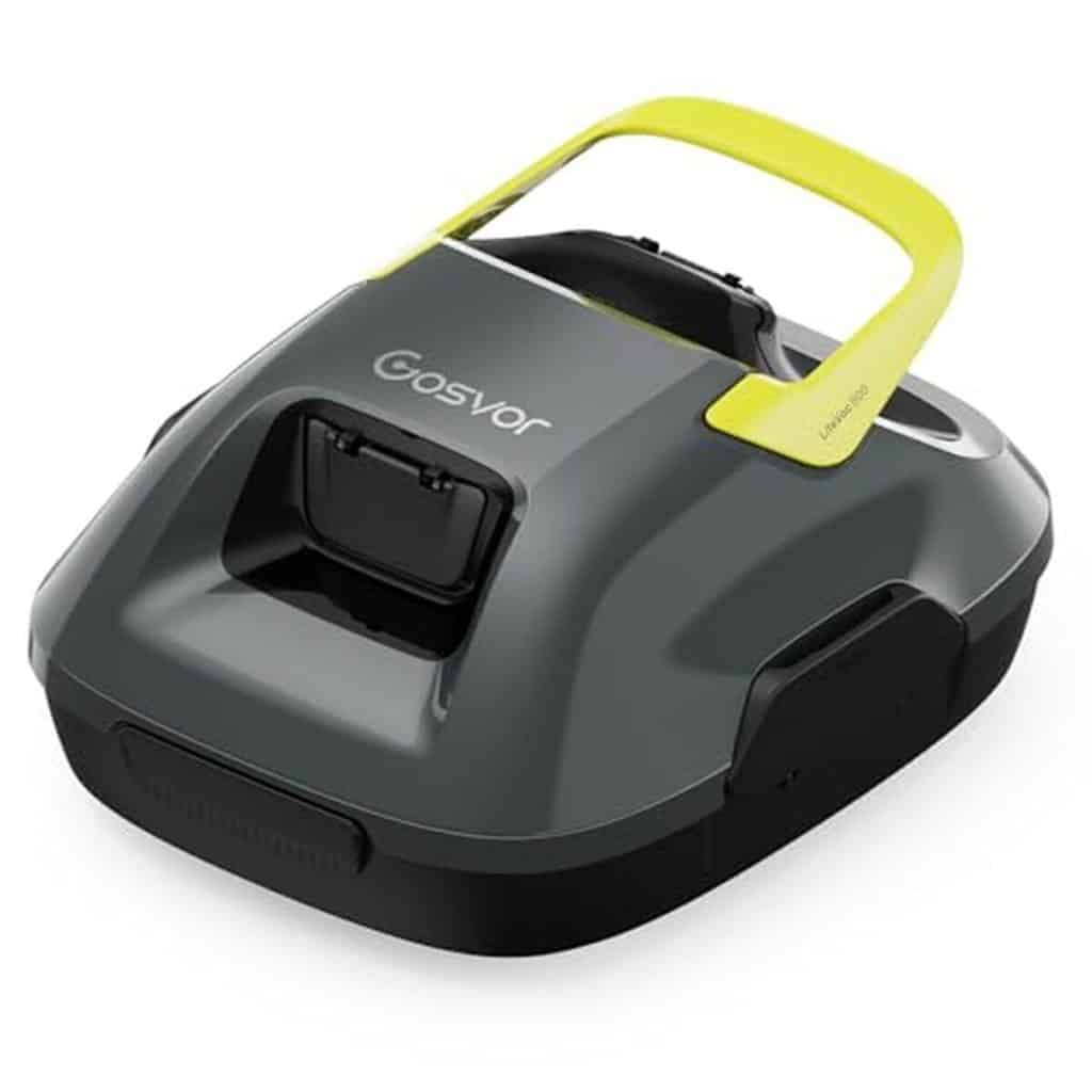 Test : gosvor robot de piscine sans fil, nettoyage facile 90 min
