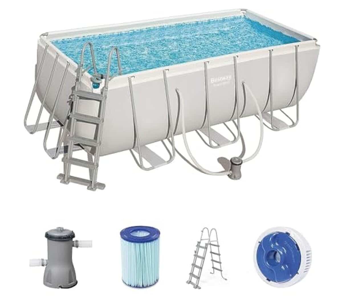 Test : piscine Bestway Power Steel Frame carrée