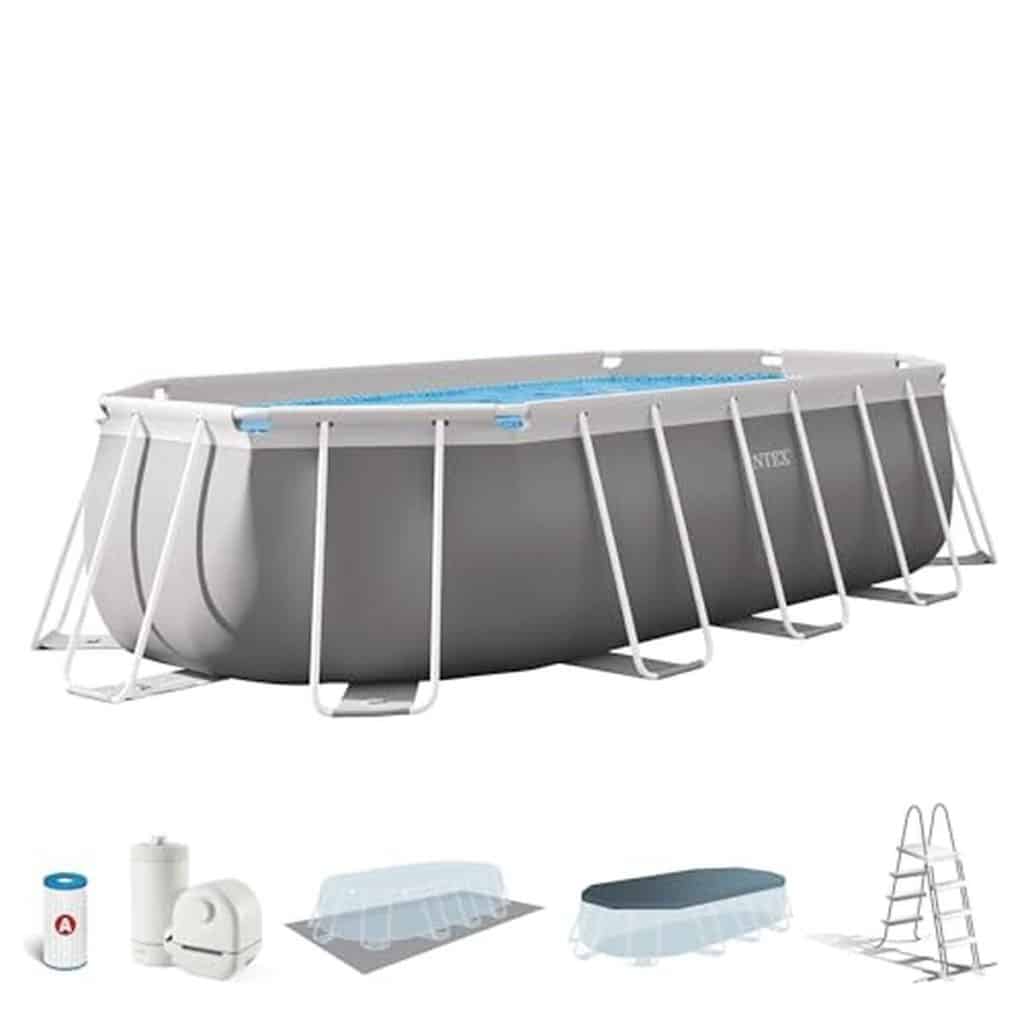 Test : piscine Intex Prism Frame Ovale Tubulaire