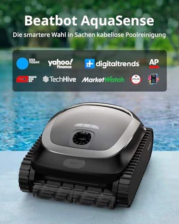 Découvrez le Beatbot AquaSense, le robot aspirateur de piscine sans câble qui révolutionne l'entretien : performance, autonomie et facilité d'utilisation.