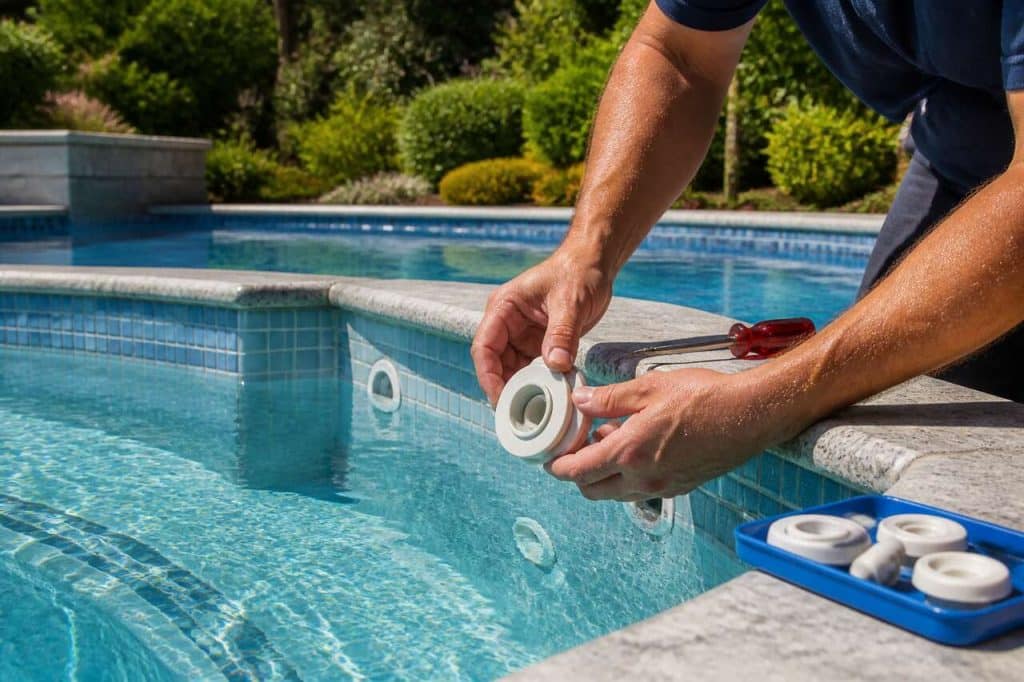 Changement des buses balnéo piscine : guide complet