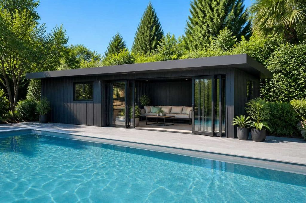 Aménager un pool house en résine : idées et conseils autour de la piscine