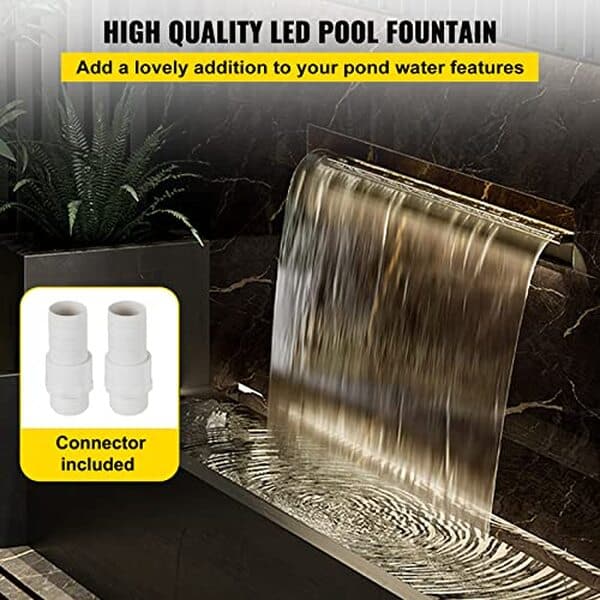 Découvrez la fontaine cascade inox VEVOR : test complet, caractéristiques et avantages pour embellir votre piscine ou étang avec une touche d'élégance. 