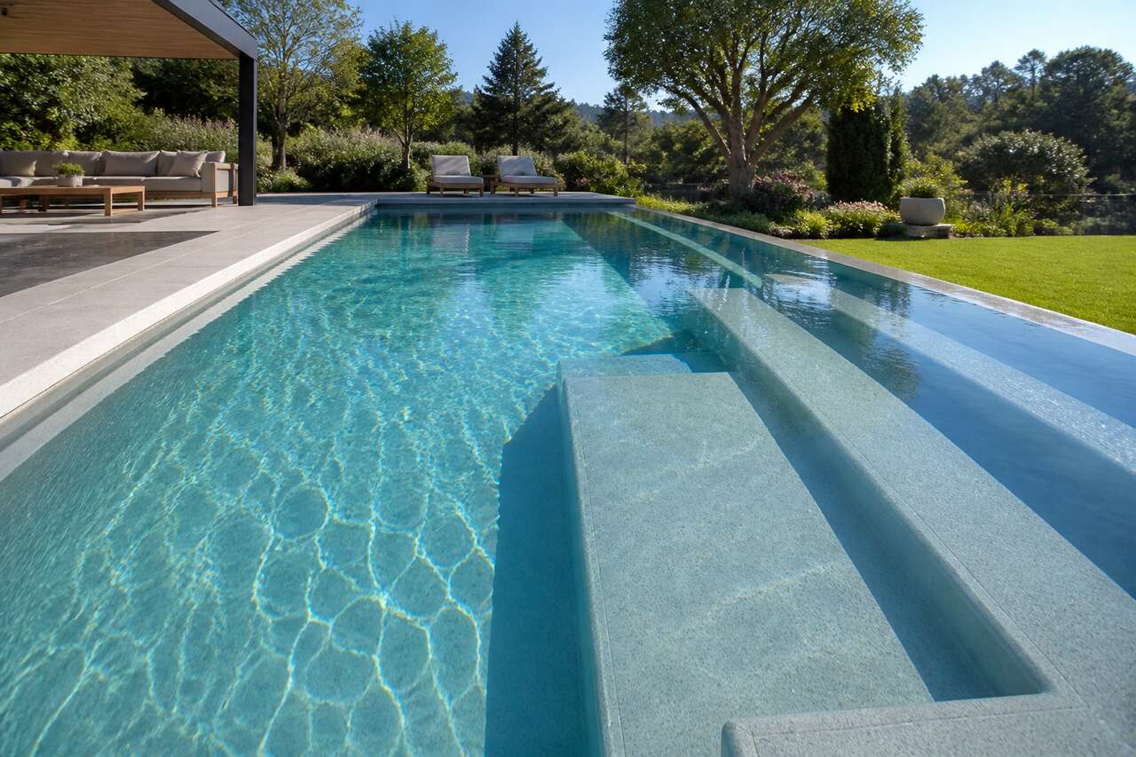 Ajout d'un banc immergeable à votre piscine : les avantages