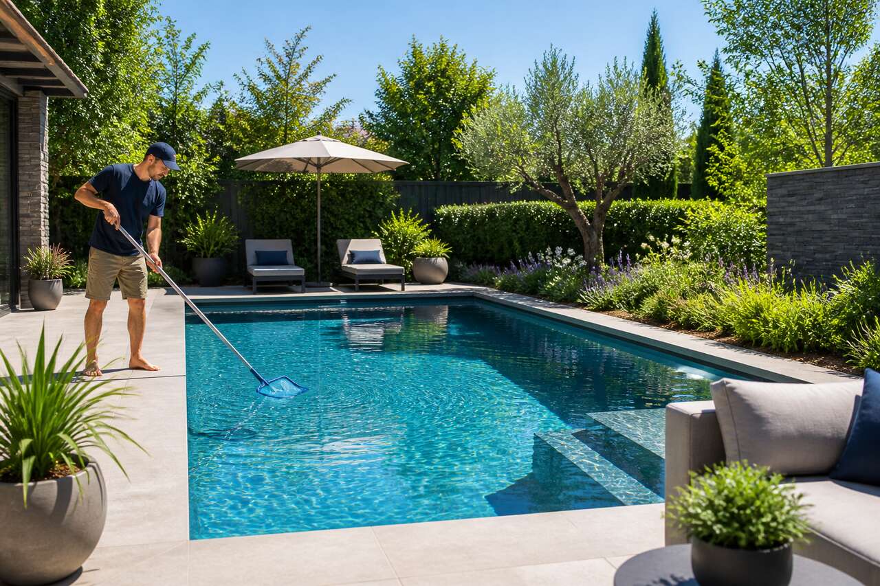 Comment entretenir une piscine en résine au sel ?