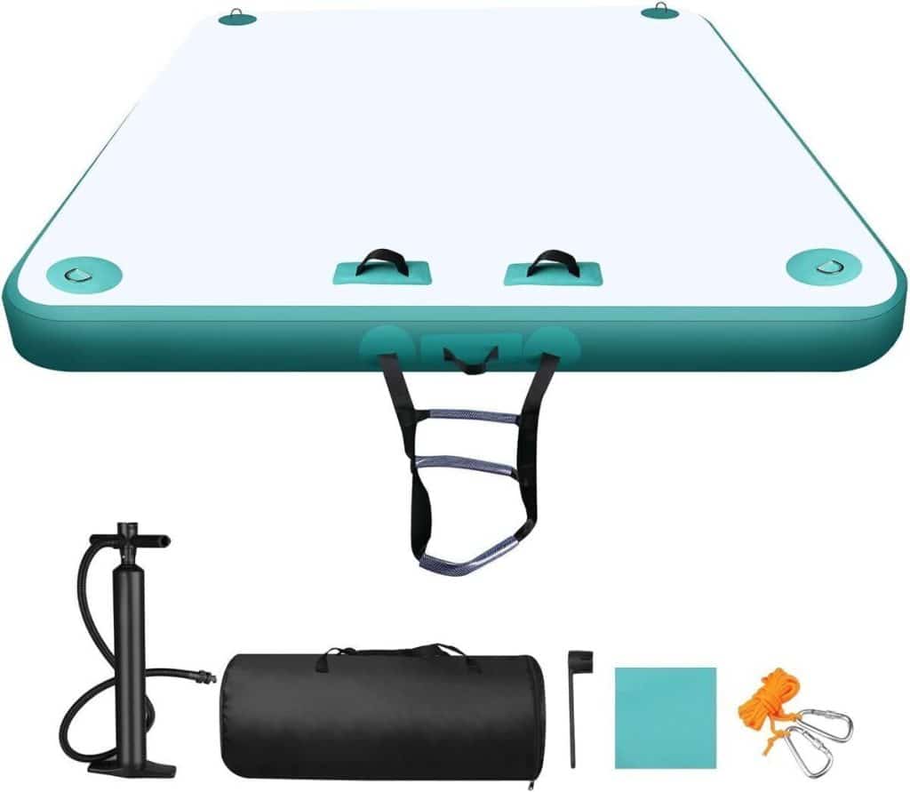 Test de la plateforme gonflable Bsteciar : un quai flottant pour toutes vos aventures aquatiques