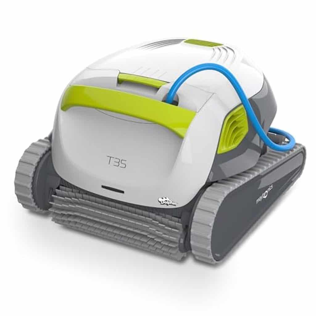 Test Dolphin T35 : robot nettoyeur électrique pour piscine hors-sol