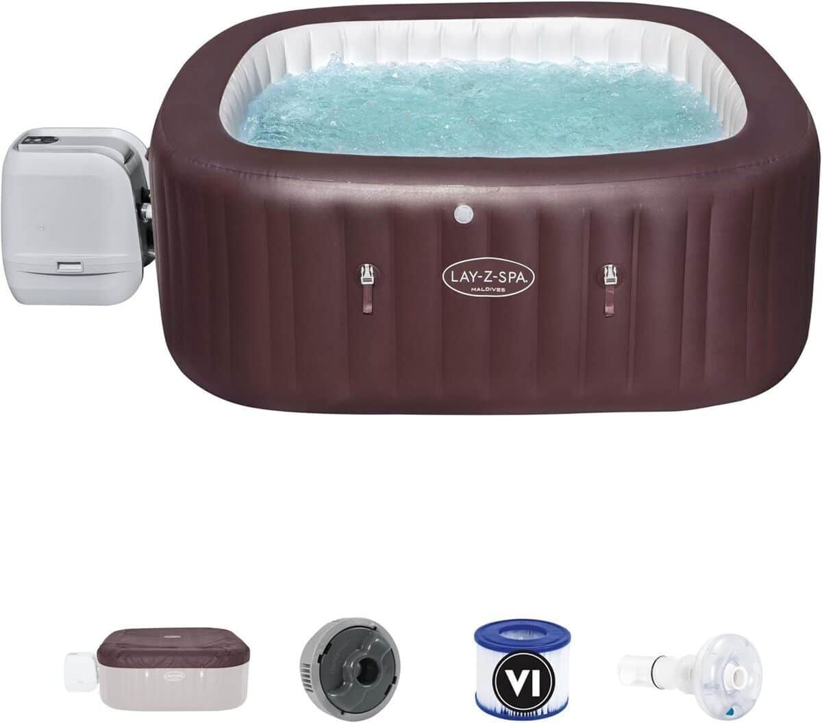 Test du spa gonflable maldives hydrojet pro™ : confort ultime