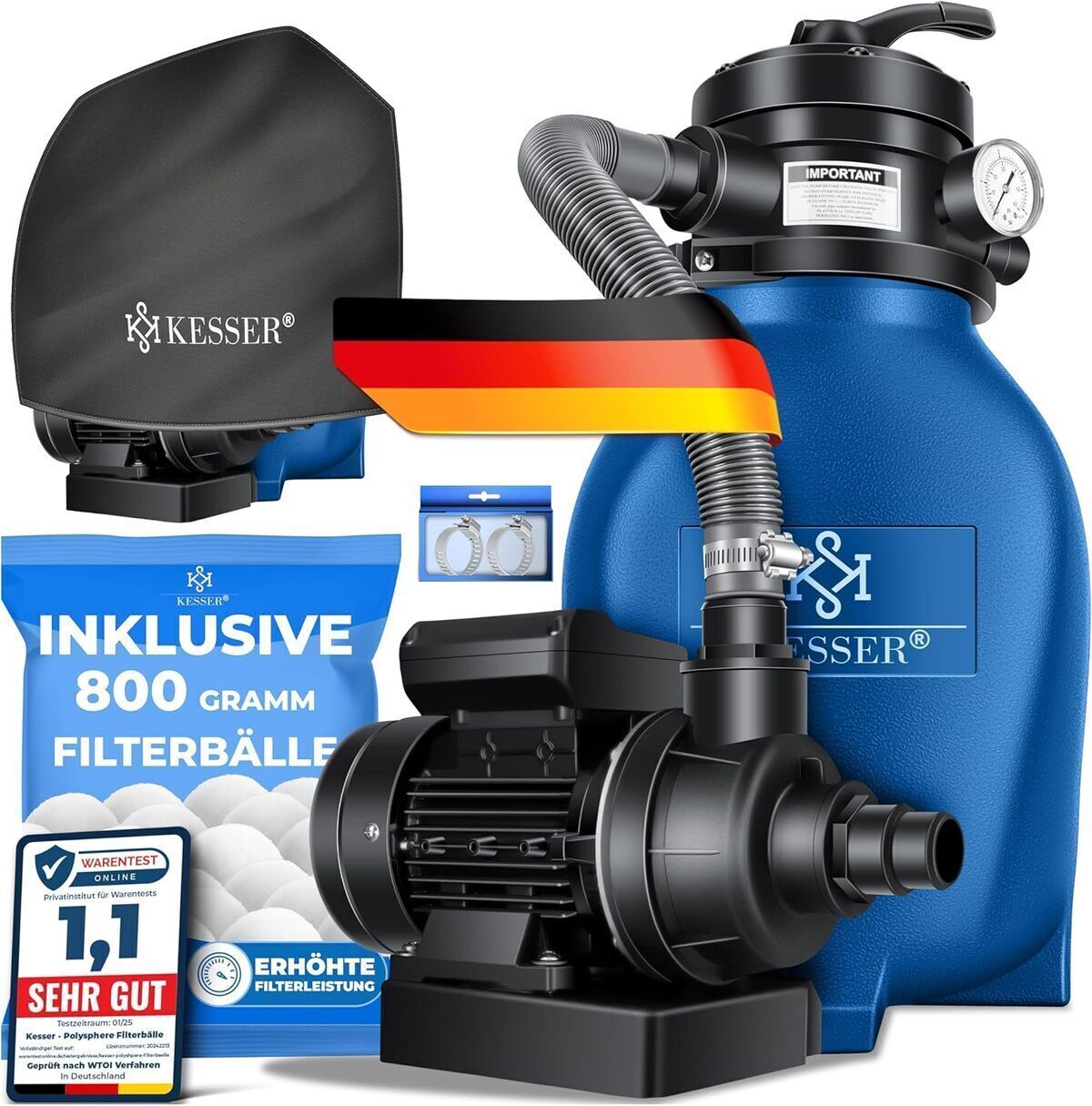 Test du système de filtre à sable Kesser : efficacité et performance