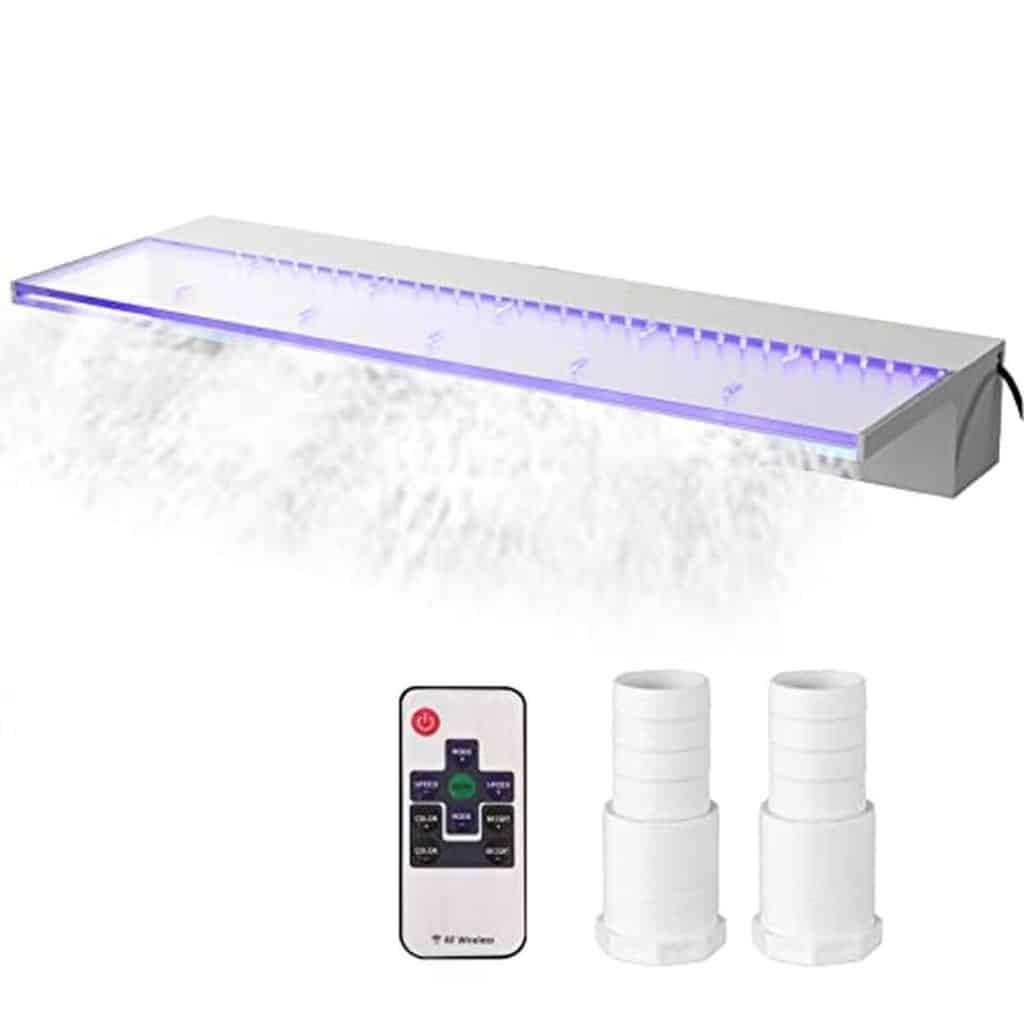 Test : fontaine VEVOR LED pour piscine