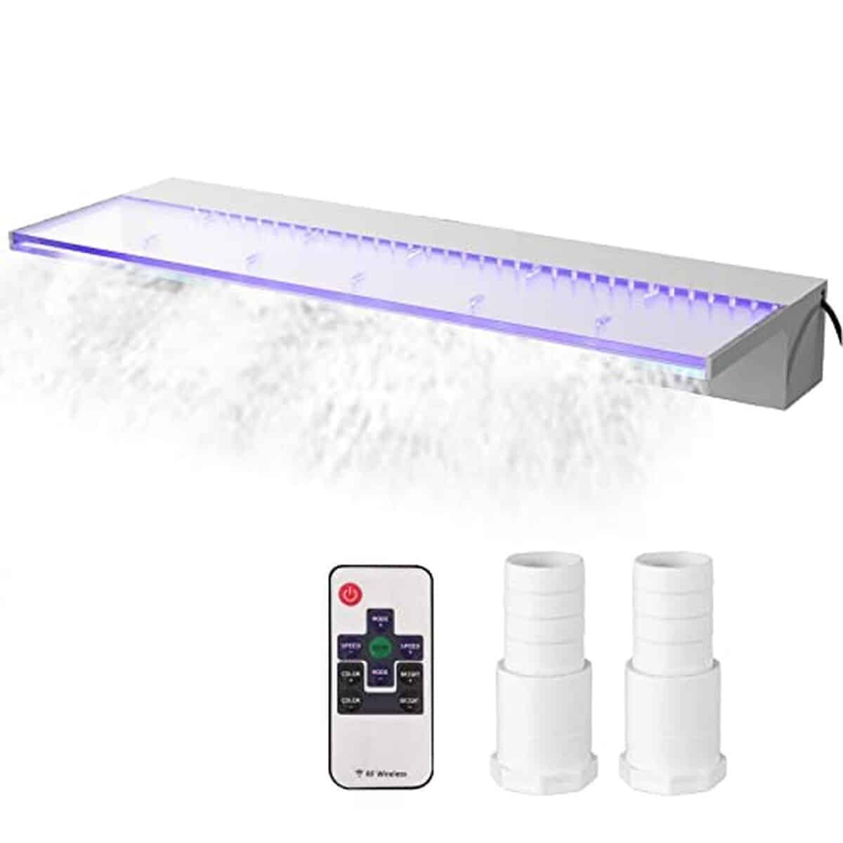 Test : fontaine VEVOR LED pour piscine