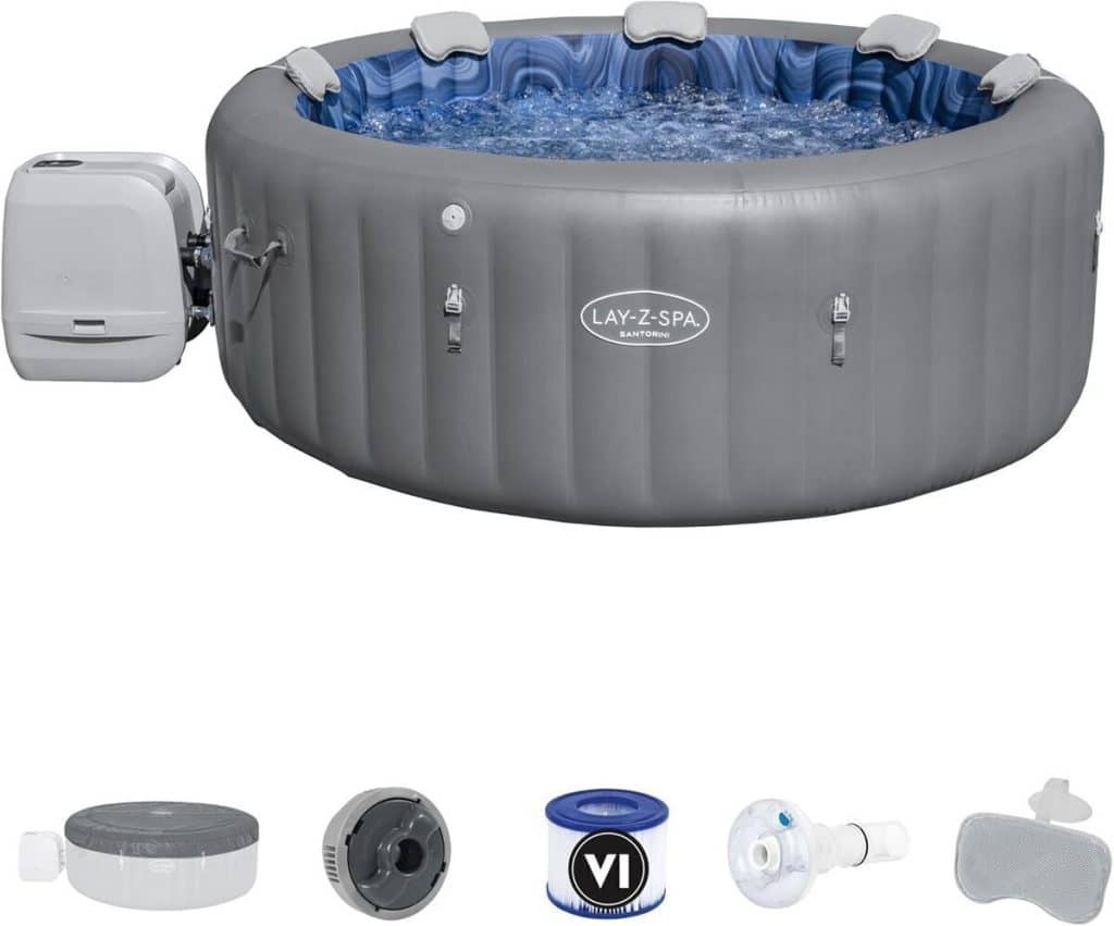 Test : spa Bestway lay-z-spa Santorini hydrojet pro pour 5-7 personnes