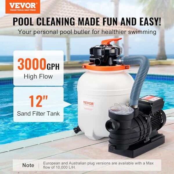 Découvrez notre test complet de la pompe filtre à sable VEVOR : performance, efficacité et fiabilité pour maintenir votre piscine cristalline.