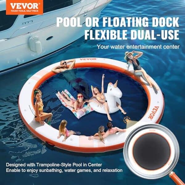 Découvrez notre test complet du quai flottant gonflable vEVOR de 2, 43 m : caractéristiques, avantages et avis pour vos moments de détente à la piscine et à la plage.