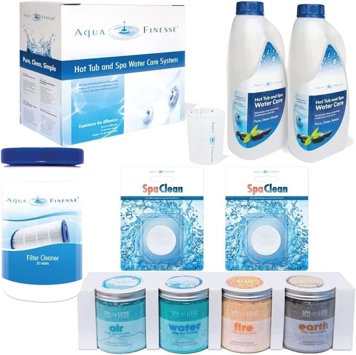Test du kit complet PoolSpezi Aquafinesse pour spa et jacuzzi