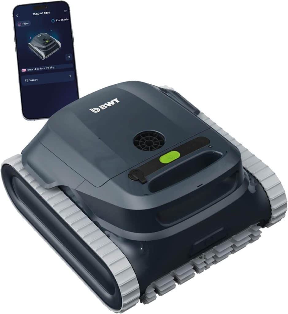 Test du robot de piscine BWT ES Echo : navigation intelligente et batterie longue durée
