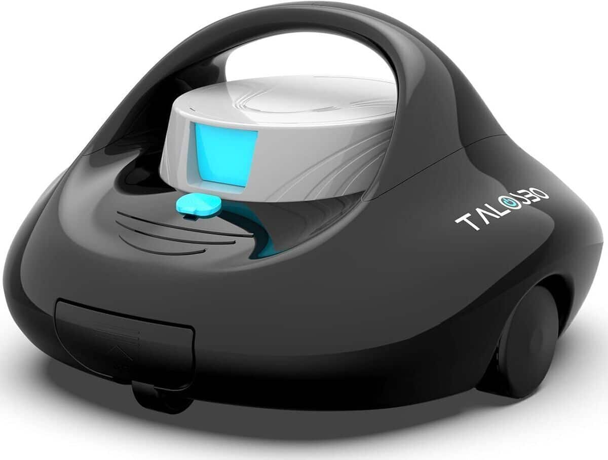 Test du robot piscine sans fil TALOSBO Pleco : nettoyage puissant en 130 min