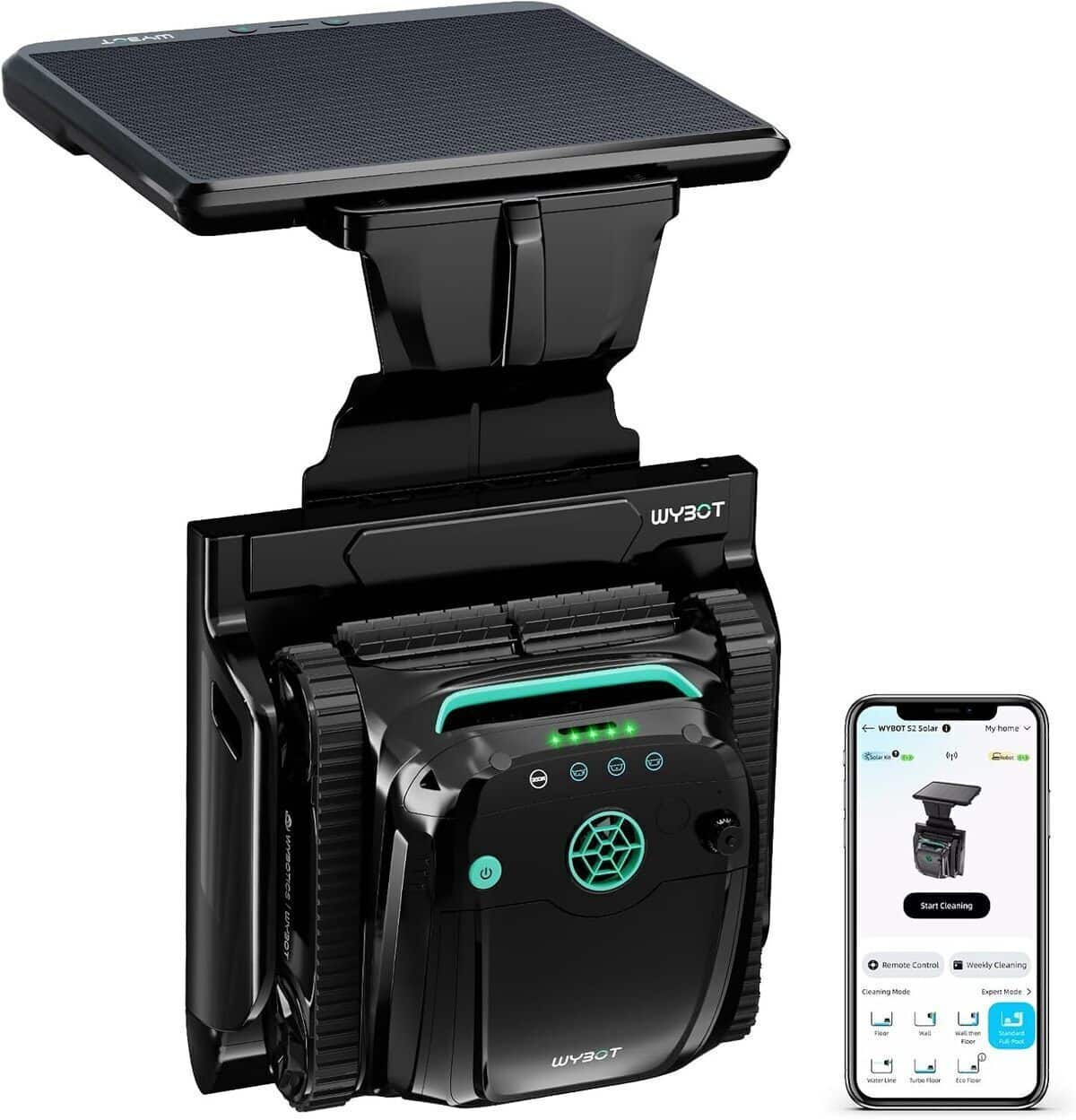 Test du robot piscine Wybot S2 : nettoyage intelligent et autonomie solaire