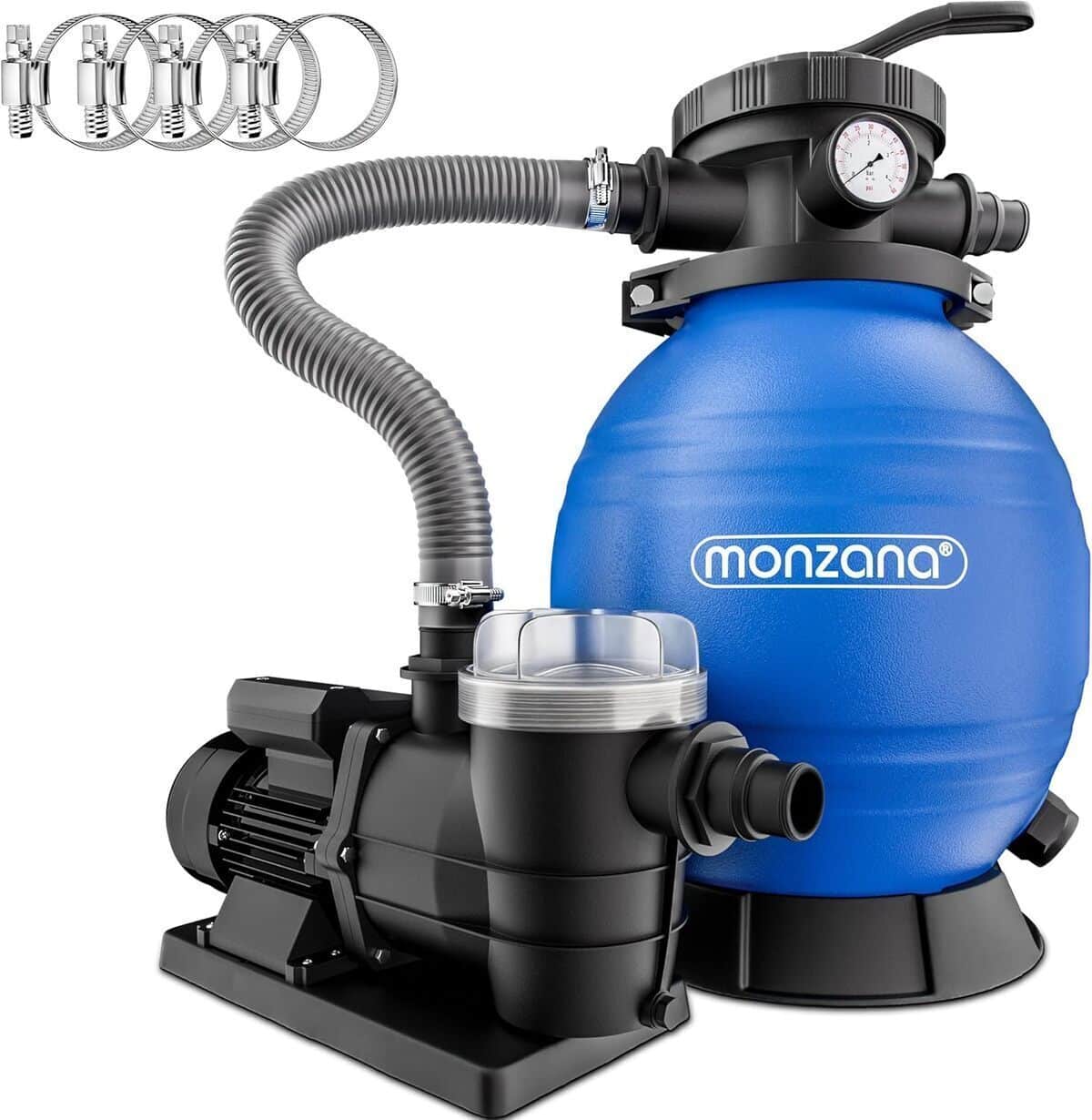 Test : pompe piscine Monzana® filtre à sable 400W