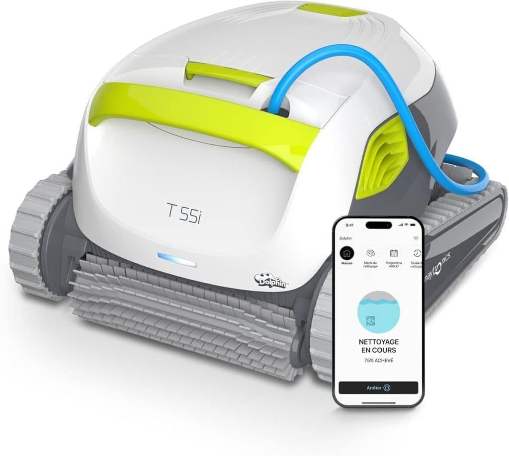 Test : robot nettoyeur Dolphin T55i pour piscine hors-sol