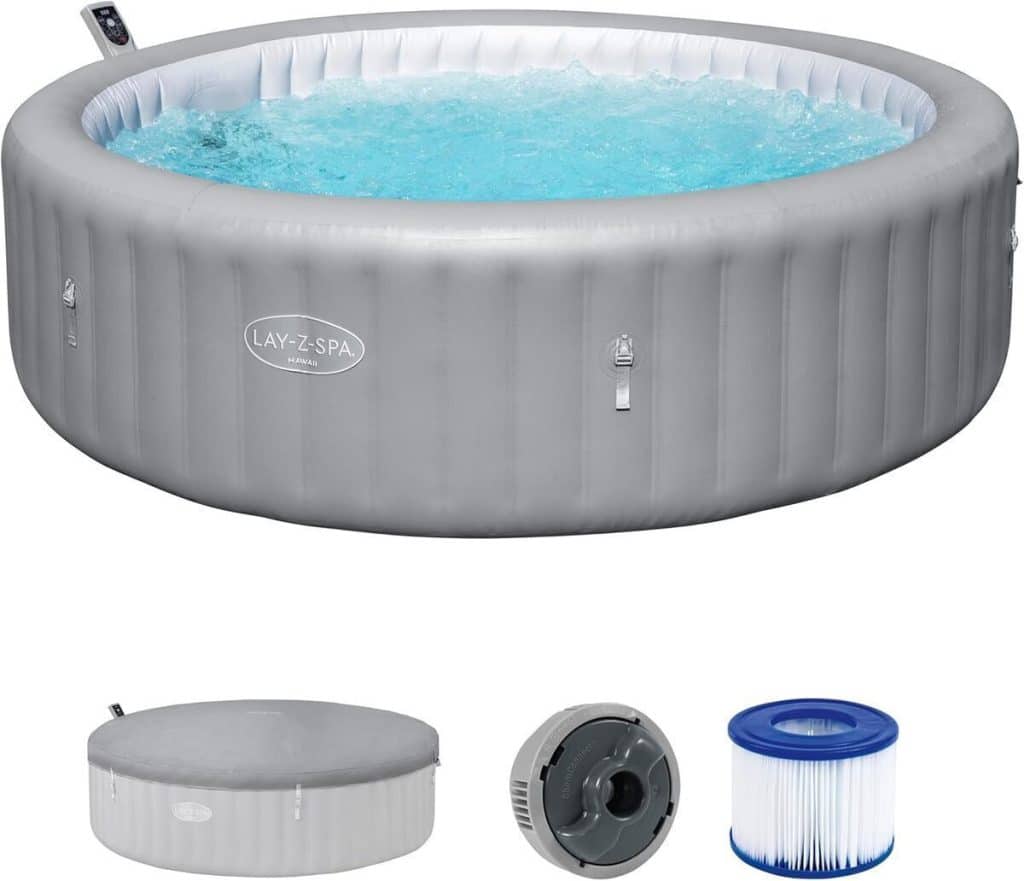 Test : spa Bestway Hawaii MaxHold EnergySense 8 places gris