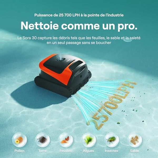 Découvrez notre test détaillé du robot piscine Beatbot Sora 30, le nettoyeur 3-en-1 sans fil qui révolutionne l'entretien de votre piscine avec efficacité et autonomie.