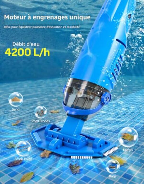 Découvrez notre test détaillé de l'aspirateur piscine LanBlu sans fil : autonomie, puissance et efficacité pour nettoyer votre piscine sans contrainte.