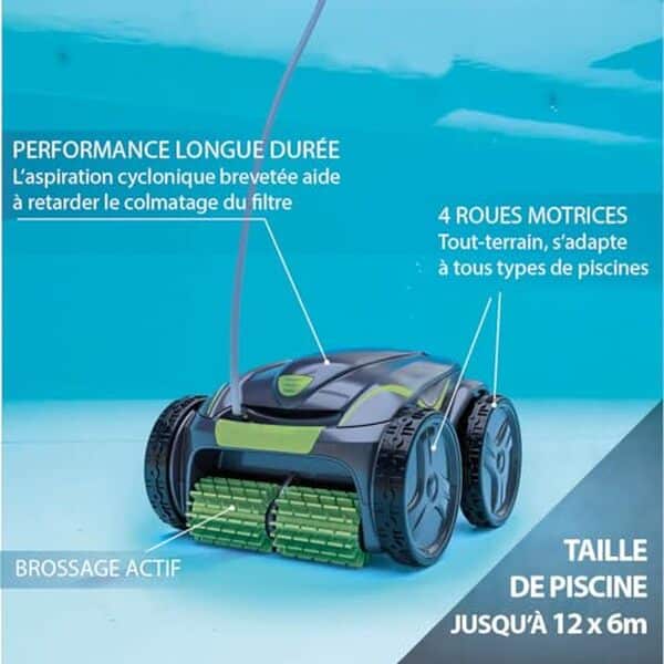 Découvrez notre test détaillé du robot de piscine Zodiac Vortex 4WD GV 5220 : performances, avantages et inconvénients pour un nettoyage optimal de votre piscine. 