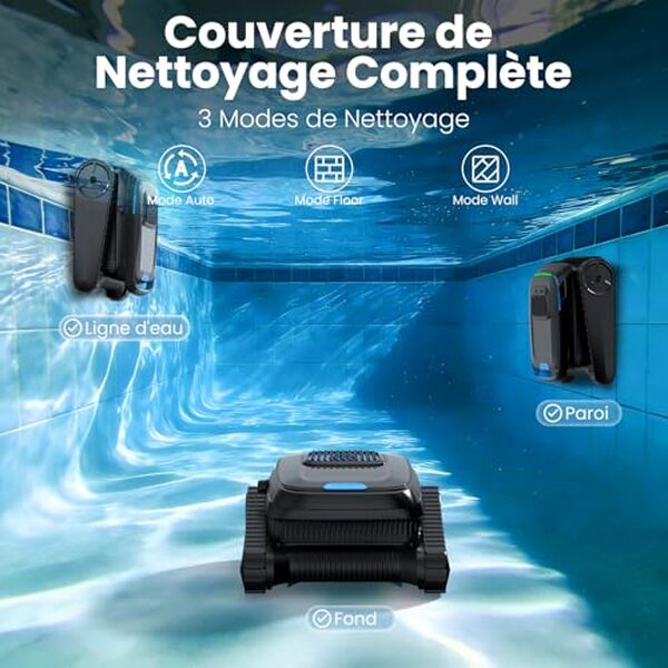 Découvrez le Botluxe 2026, robot de piscine puissant et autonome. Nettoyage efficace, technologie intelligente et performance maximale pour votre piscine. 