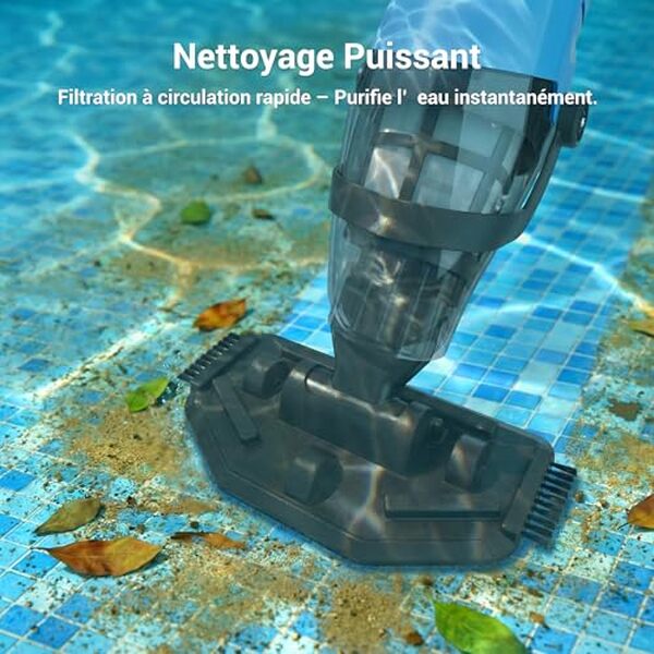 Découvrez notre test complet du nettoyeur à main sans fil pour spas et piscines hors sol : efficacité, autonomie et facilité d'utilisation comparées.