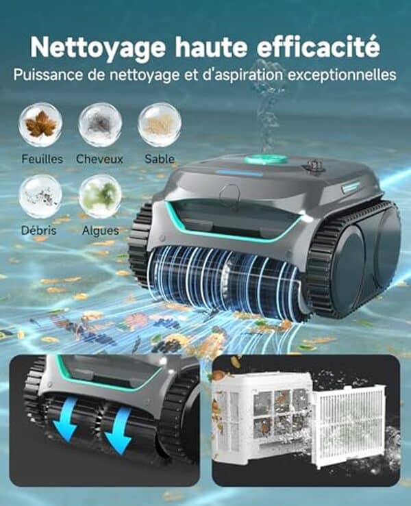 Découvrez notre avis détaillé sur le robot piscine WYBOT C2 : performances, autonomie et efficacité pour un nettoyage sans fil optimal de votre piscine.