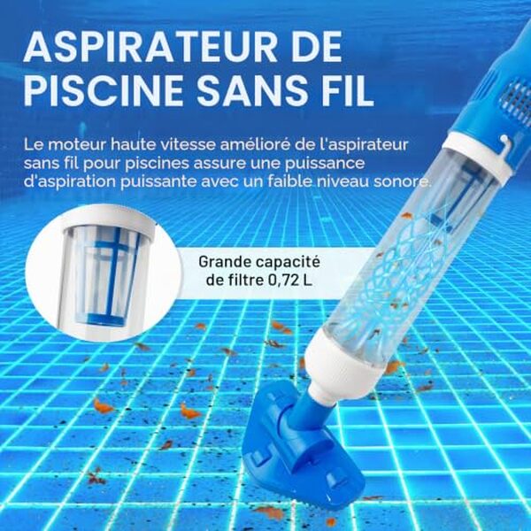 Découvrez notre test complet de l'aspirateur de piscine sans fil 3 en 1 rechargeable : performances, autonomie et efficacité pour un nettoyage optimal. 