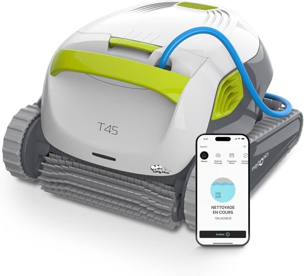 Test : dolphin T45, le robot nettoyeur électrique parfait pour piscines hors-sol