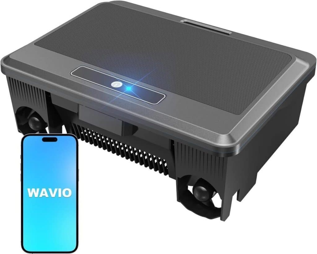 Test du robot skimmer solaire WAVIO F1T : performance 24/7 pour piscines hors sol