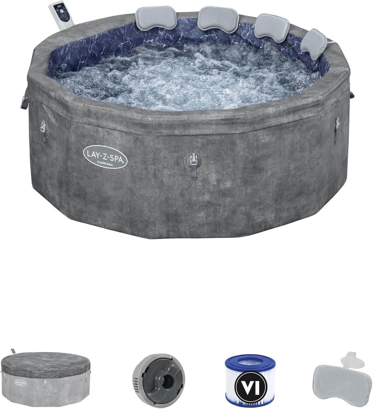 Test du spa gonflable Carrara Smart AirJet de Bestway : efficacité et confort