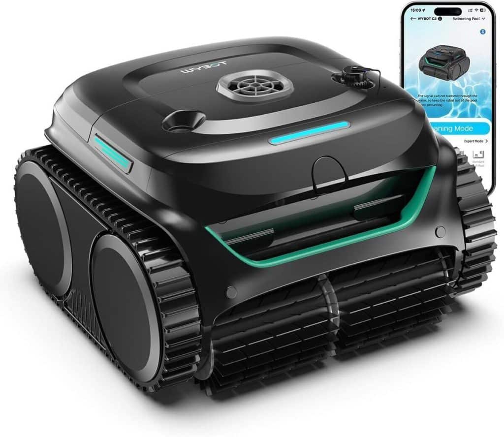 Test du WYBOT C2 : robot piscine sans fil performant et puissant