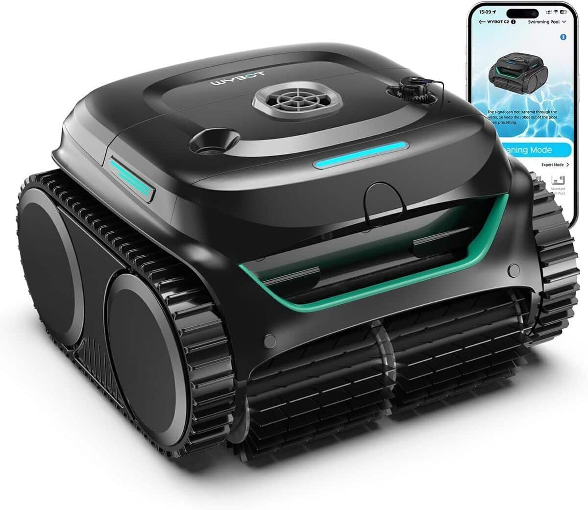 Test du WYBOT C2 : robot piscine sans fil performant et puissant