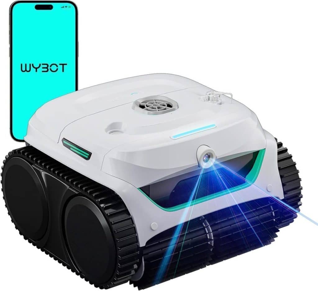 Test du WYBOT C2 Vision Plus : robot piscine sans fil avec caméra IA et aspiration puissante